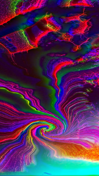 Colorful abstract painting pattern surface - a colorful abstract painting free wallpaper