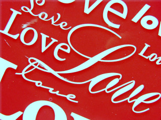 Love is love flag night - white lettering free wallpaper