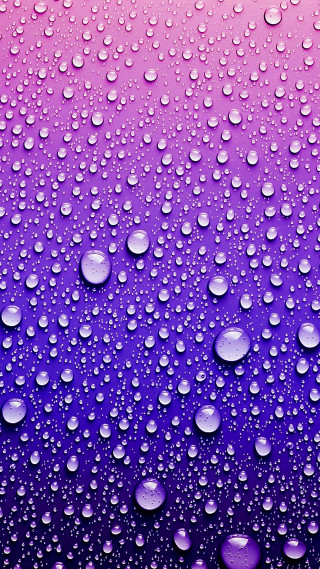 Purple waterdroplets bubble orb underwater - water droplet free wallpaper
