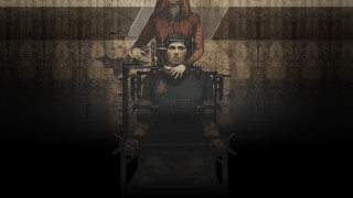 Woman sitting chair man lap - front of a wall free wallpaper