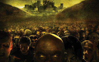 Crowd city giant head foreground - ashcan school free wallpaper