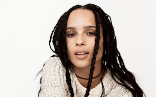 Woman dreadlocks white sweater posing - a white sweater free wallpaper