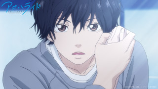 Man black hair blue shirt - his head free wallpaper