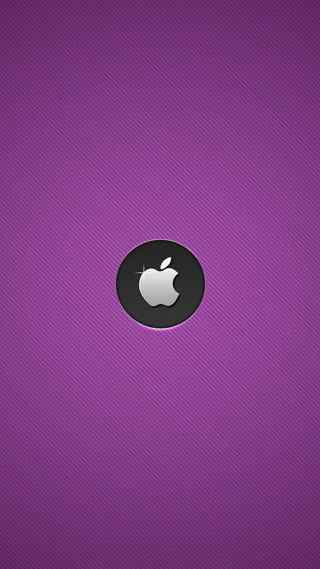 Purple apple logo black circle - a black apple logo free wallpaper