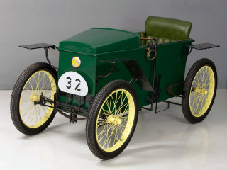 Green yellow car sidecar bessie - a number free wallpaper