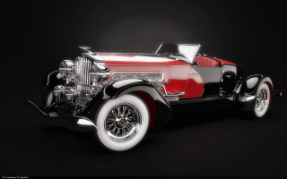 Red white car black background - car free wallpaper