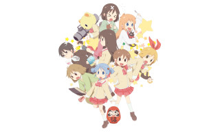 Anime girls stars teddy bear 2 - a teddy bear free wallpaper