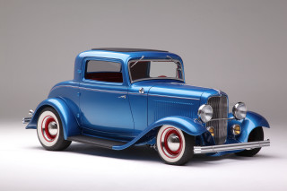 Blue car red rims white 2 - brothers hildebrandt free wallpaper