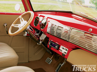 Red car tan interior brown - ed roth free wallpaper
