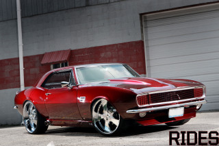 Red car garage door rides - a red sign free wallpaper