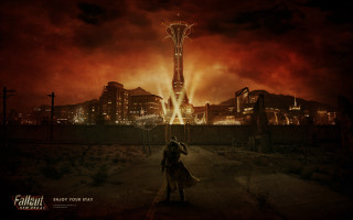 Man tall tower city night - matte painting concept art free wallpaper