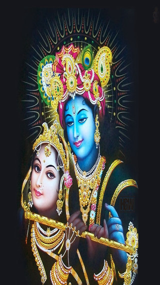 Couple holding stick jewelry accessories - an oil free wallpaper