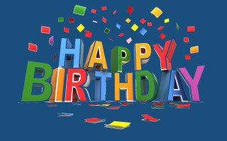 Happy birthday card colorful confetti - a happy birthday card free wallpaper