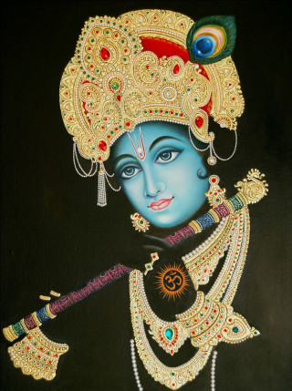Woman peacock head shoulder painting - a painting of a woman free wallpaper
