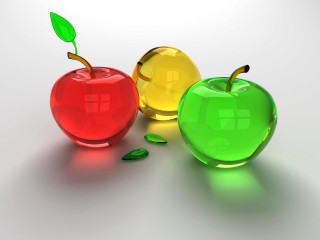 Apples table leaves ground couple 6 - a table together free wallpaper