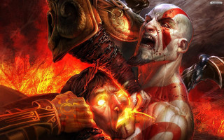 Demonic creature attacking demon flames - a demonic looking demon free wallpaper