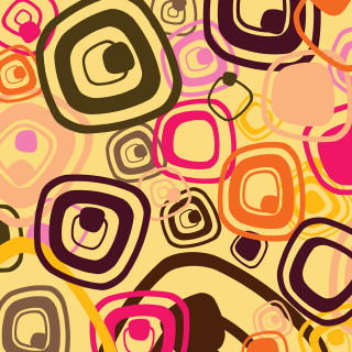 Colorful abstract circles lines yellow - free abstract wallpaper