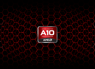 Red black logo hexagonal pattern - logo free wallpaper