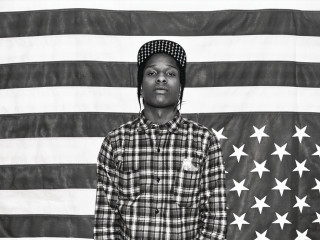 Man flag hat standing head - young free wallpaper