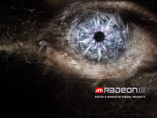 Blue eye ra360n logo raytraced - ray free wallpaper