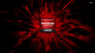 Red black background radeon graphics - computer graphic free wallpaper