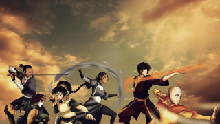 Cartoon people swords clouds sky - sword free wallpaper