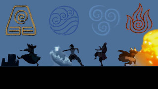 Group fire sky symbols blue - symbol free wallpaper