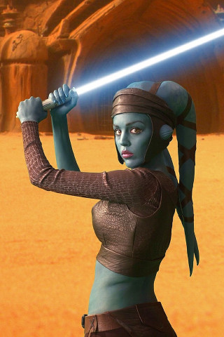 Woman star wars outfit sword - drew struzan free wallpaper
