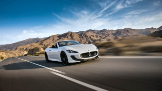White sports car mountain road 4 - the mountain free wallpaper