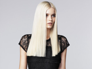 Woman blonde hair black dress 2 - a flemish baroque free wallpaper