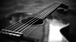 Guitar neck fret cover black - photo of a guitar free wallpaper