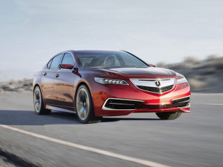 Red acura driving desert road - a. b. jackson free wallpaper