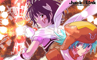 Anime characters fire smoke background - two anime character free wallpaper