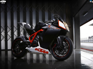 Black orange motorcycle garage building - else alfelt free wallpaper