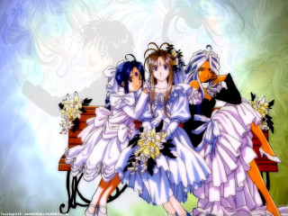 Anime couple bench cat dog - a bench together free wallpaper