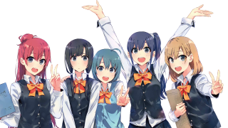 Girls hands up aya goda - a group of girls free wallpaper