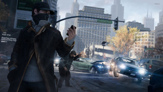 Man black coat city street - video game free wallpaper