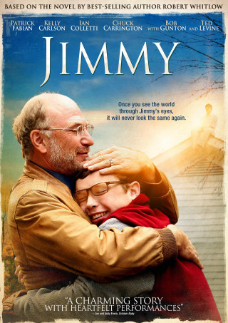 Jimmy hugging man red scarf - a child free wallpaper