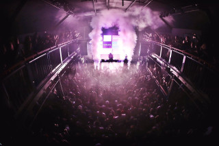 Crowd stage smoke light gathering - the stage free wallpaper