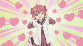 Girl school uniform hands ears - heart free wallpaper