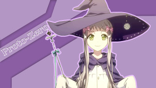 Girl long hair witches hat - ayo free wallpaper