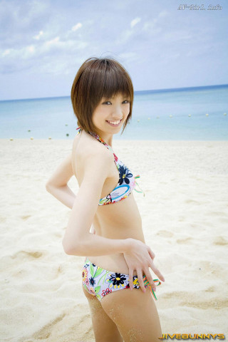 Woman bikini beach ocean blue 3 - free bikini wallpaper
