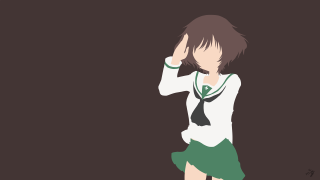 Girl green skirt white shirt 3 - a green skirt free wallpaper