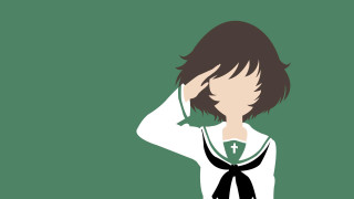 Woman cross shirt tie around - minimalist free wallpaper