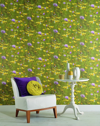 Chair table vase wallpaper flowers - it in front free wallpaper