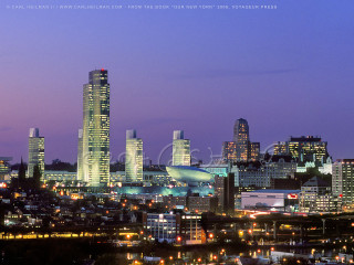 City skyline tall buildings nighttime 13 - charles codman free wallpaper