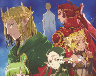 Anime characters sky background stars - ed benedict free wallpaper