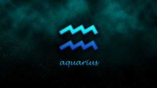 Blue black zodiac sign dark - star and dust free wallpaper