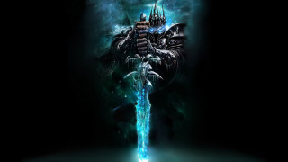 Dark knight sword glowing sword - a blue flame free wallpaper