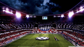 Stadium crowd people flag field - dream free wallpaper